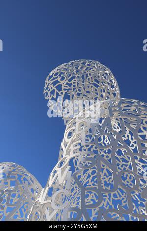 Le Nomade Skulptur ad Antibes Foto Stock