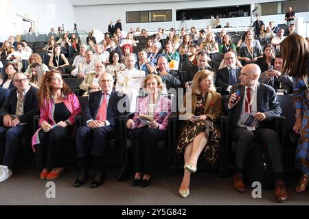 Lisbona, Portogallo. 22 settembre 2024. Regina Sofia all'evento principale in occasione della giornata Mondiale dell'Alzheimer a Lisbona, 21 settembre 2024. Credito: CORDON PRESS/Alamy Live News Foto Stock