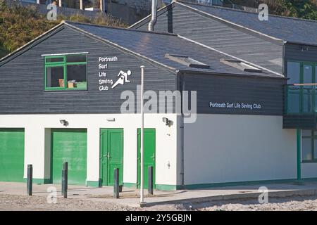 portreath surf e club salvavita sulla costa nord della cornovaglia Foto Stock