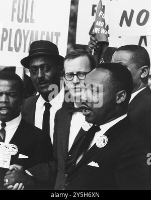 Civil Rights March on Washington D.C. (Dr. Martin Luther King Jr. - 28 agosto 1963 Foto Stock