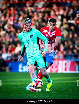 Lugo, Spagna. 6 gennaio 2024. King's Cup. CD Lugo vs Atletico de Madrid. Stadio Angel Carro. Rodrigo de Paul Foto Stock