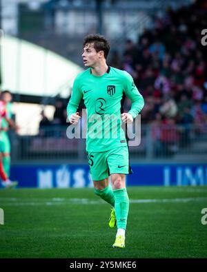 Lugo, Spagna. 6 gennaio 2024. King's Cup. CD Lugo vs Atletico de Madrid. Stadio Angel Carro. Foto Stock