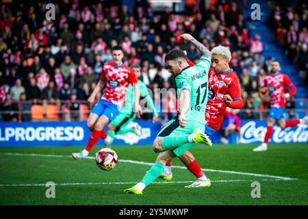 Lugo, Spagna. 6 gennaio 2024. King's Cup. CD Lugo vs Atletico de Madrid. Stadio Angel Carro. Javi Galan Foto Stock