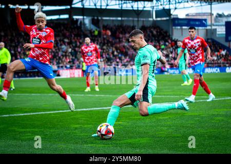 Lugo, Spagna. 6 gennaio 2024. King's Cup. CD Lugo vs Atletico de Madrid. Stadio Angel Carro. Foto Stock