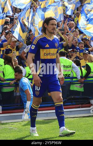 Buenos Aires, 21.09.2024:Edinson Cavani del Boca Juniors durante la partita per la Lega Argentina allo stadio la Bombonera (foto: Néstor J. Beremblum) Foto Stock