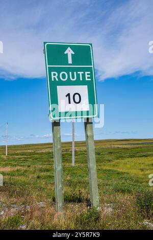 Segui la Route 10 verso Trepassey, Terranova e Labrador, Canada Foto Stock