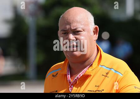 Singapore, Singapore. 22 settembre 2024. Circuito di Singapore Rob Marshall GBR) ingegnere McLaren (Philippe Nanchino/SPP) credito: SPP Sport Press Photo. /Alamy Live News Foto Stock