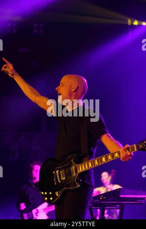 Richard Melville Hall, alias Moby bei einem Konzert im Velodrom a Berlino, 22 anni. Settembre 2024. Moby Konzert Berlin *** Richard Melville Hall aka Moby ad un concerto al Velodrom di Berlino, 22 settembre 2024 Moby Concert Berlin Foto Stock