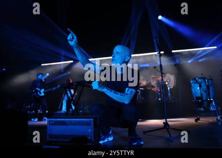 Richard Melville Hall, alias Moby bei einem Konzert im Velodrom a Berlino, 22 anni. Settembre 2024. Moby Konzert Berlin *** Richard Melville Hall aka Moby ad un concerto al Velodrom di Berlino, 22 settembre 2024 Moby Concert Berlin Foto Stock