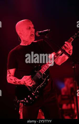 Richard Melville Hall, alias Moby bei einem Konzert im Velodrom a Berlino, 22 anni. Settembre 2024. Moby Konzert Berlin *** Richard Melville Hall aka Moby ad un concerto al Velodrom di Berlino, 22 settembre 2024 Moby Concert Berlin Foto Stock