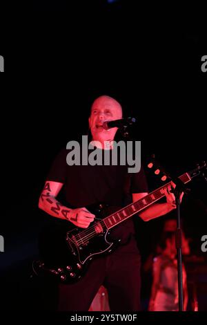 Richard Melville Hall, alias Moby bei einem Konzert im Velodrom a Berlino, 22 anni. Settembre 2024. Moby Konzert Berlin *** Richard Melville Hall aka Moby ad un concerto al Velodrom di Berlino, 22 settembre 2024 Moby Concert Berlin Foto Stock