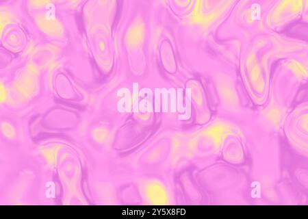 Fondo in marmo rosa e giallo astratto con motivi a turbolenza. Foto Stock