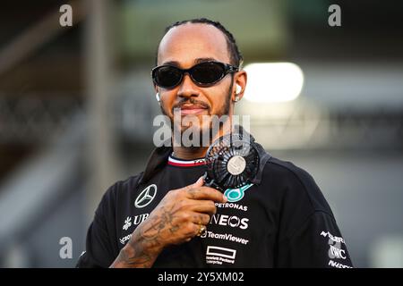 Singapore, Singapore. 22 settembre 2024. #44 Lewis Hamilton (GBR, Mercedes-AMG Petronas F1 Team), Gran Premio di F1 di Singapore al Marina Bay Street Circuit il 22 settembre 2024 a Singapore, Singapore. (Foto di HOCH ZWEI) credito: dpa/Alamy Live News Foto Stock