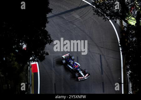 Singapore, Singapore. 22 settembre 2024. N. 3 Daniel Ricciardo (AUS, Visa Cash App RB Formula One Team), Gran Premio di F1 di Singapore al Marina Bay Street Circuit il 22 settembre 2024 a Singapore, Singapore. (Foto di HOCH ZWEI) credito: dpa/Alamy Live News Foto Stock