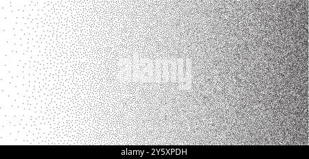 Sfondo vettoriale della ripetizione gradiente Dotwork Illustrazione Vettoriale