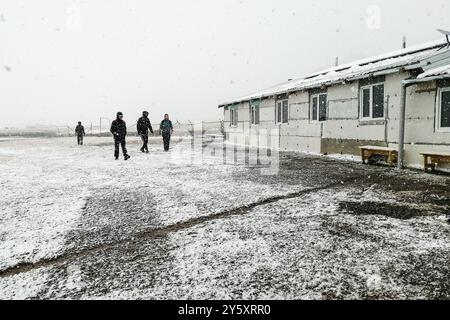 Kirghizistan, Kel-Suu, resort Foto Stock