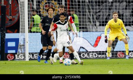 Francoforte, Germania. 21 settembre 2024. GER, Francoforte, 1. Bundesliga, football, Eintracht Frankfurt - Borussia Moenchengladbach, Deutsche Bank Park, 21 settembre 2024, partita di campionato, 4° giorno di partita, uomini, stagione 2024/25 Mahmoud Dahoud (Eintracht Frankfurt, 18) crediti: HMB Media/Alamy Live News Foto Stock