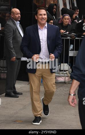 New York, Stati Uniti. 23 settembre 2024. New York, New York, Stati Uniti. 23 settembre 2024. Nicholas Sparks visto a Good Morning America a New York il 23 settembre 2024. Crediti: Mpi099/Media Punch/Alamy Live News crediti: MediaPunch Inc/Alamy Live News Foto Stock