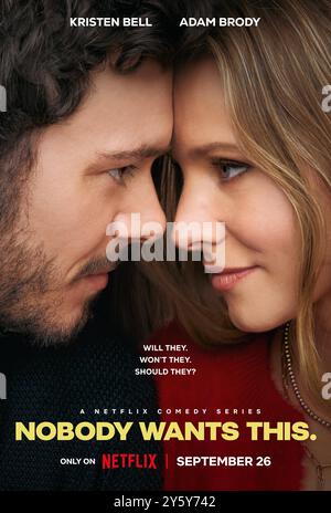 Nessuno vuole questo poster, Kristen Bell e Adam Brody Foto Stock