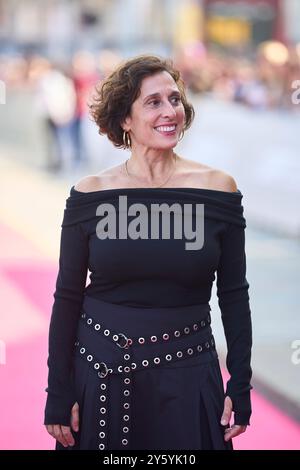 23 settembre 2024, Donostia / San Sebastian, Euskadi, Spagna: Clara Segura ha partecipato a 'Mugaritz. Sin papa ni postre' Red Carpet durante il 72° Festival Internazionale del Cinema di San Sebastian al Victoria Eugenia Theatre il 23 settembre 2024 a Donostia / San Sebastian, Spagna (Credit Image: © Jack Abuin/ZUMA Press Wire) SOLO USO EDITORIALE! Non per USO commerciale! Foto Stock