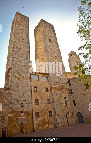 San Gimigniano la meravigliosa città dalle cento torri. Provincia di Siena, Toscana. Italia Foto Stock