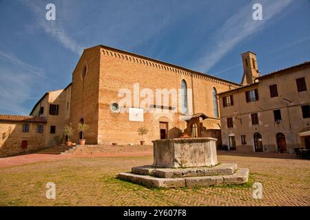 San Gimigniano la meravigliosa città dalle cento torri. Provincia di Siena, Toscana. Italia Foto Stock