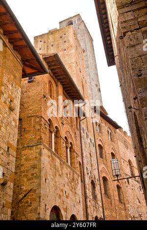 San Gimigniano la meravigliosa città dalle cento torri. Provincia di Siena, Toscana. Italia Foto Stock