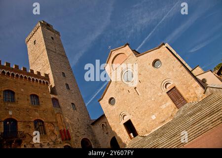 San Gimigniano la meravigliosa città dalle cento torri. Provincia di Siena, Toscana. Italia Foto Stock