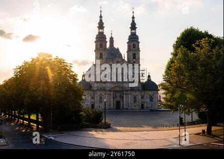 cattedrale di fulda in assia, germania Foto Stock