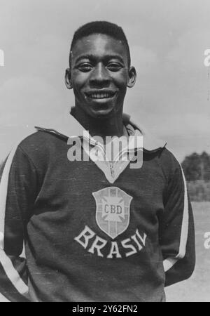 EDSON ARANTES DO NASCIMENTO PELE - CALCIATORE BRASILIANO / 3 NOVEMBRE 1961 Foto Stock