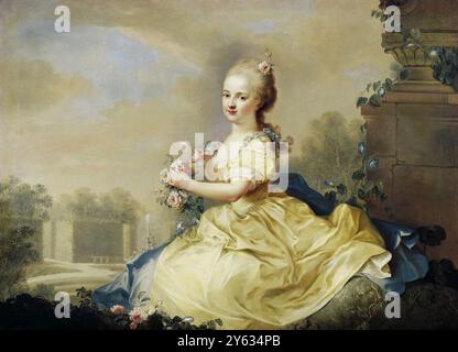 Principessa Maria Josepha von und zu Liechtenstein (1768-1845). Museo: COLLEZIONE PRIVATA. AUTORE: FRIEDRICH AUGUST OELENHAINZ. Foto Stock