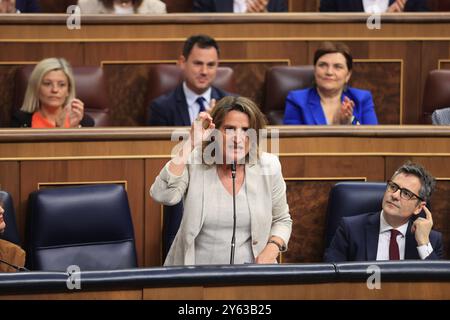 Madrid, 26/06/2024. Sessione plenaria del Congresso dei deputati. Sessione di controllo del governo. Foto: Jaime García. ARCHDC. Crediti: Album / Archivo ABC / Jaime García Foto Stock