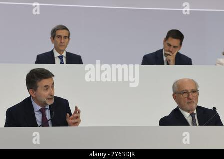 Madrid, 25/05/2023. Assemblea generale degli azionisti di Repsol presieduta da Antonio Brufau e Josu Jon Imaz. Foto: Jaime García. ARCHDC. Crediti: Album / Archivo ABC / Jaime García Foto Stock