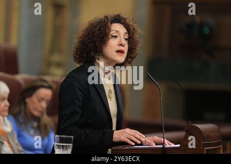 Madrid, 14/03/2024. Congresso dei deputati. Discussione in plenaria e votazione sulla legge sull'amnistia. Foto: Jaime García. ARCHDC. Crediti: Album / Archivo ABC / Jaime García Foto Stock