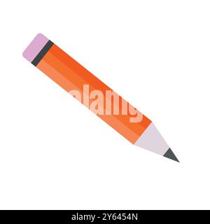 Matita vettoriale, matita realistica, Illustrazione Vettoriale