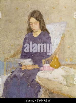 Il convalescente, ritratto in olio su tela di Gwen John, 1918-1919 Foto Stock