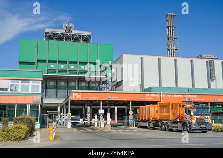 Müllheizkraftwerk Der Bsr, Freiheit, Ruhleben, Spandau, Berlin, Deutschland Foto Stock