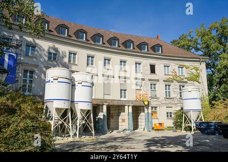 Baustelle, Umbau, Umweltbundesamt, Bismarckplatz, Grunewald, Charlottenburg-Wilmersdorf, Berlino, Deutschland *** costruzione, riconversione, Agenzia federale dell'ambiente, Bismarckplatz, Grunewald, Charlottenburg Wilmersdorf, Berlino, Germania Foto Stock