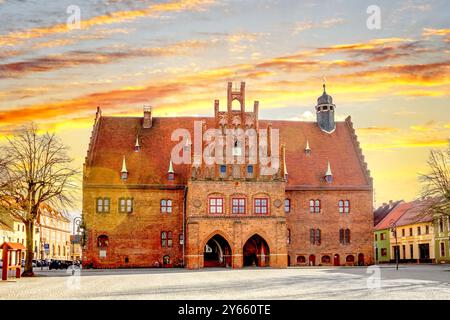 Città vecchia di Jueterbog, Germania Foto Stock