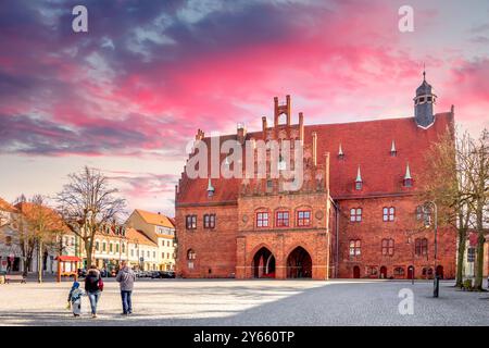 Città vecchia di Jueterbog, Germania Foto Stock