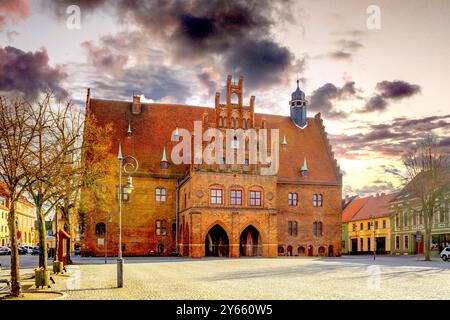 Città vecchia di Jueterbog, Germania Foto Stock