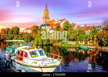 Rathenow an der Havel, Germania Foto Stock