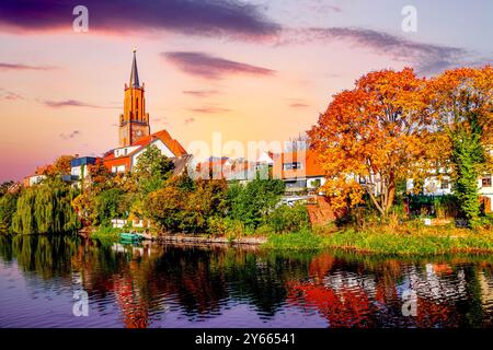 Rathenow an der Havel, Germania Foto Stock
