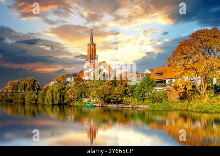 Rathenow an der Havel, Germania Foto Stock