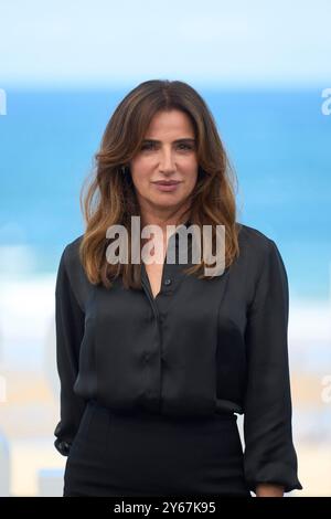 San Sebastian, Paesi Baschi, Spagna. 24 settembre 2024. Luisa Raineri ha partecipato alla Photocall "modi, tre giorni sull'ala della follia" durante il 72° Festival Internazionale del Cinema di San Sebastian al Palazzo Kursaal il 24 settembre 2024 a Donostia / San Sebastian, Spagna. Crediti: Album/Alamy Live News Foto Stock