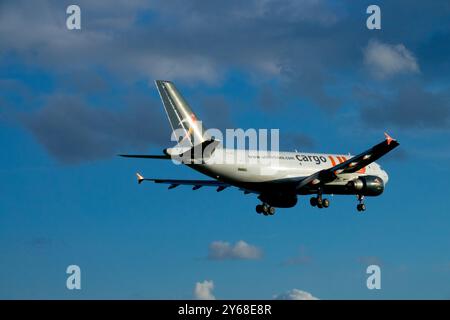 Turkish ULS Airlines aereo aereo aereo aereo Jet trasporto aereo cargo Logistics cargo Foto Stock