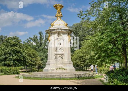 Beethoven-Haydn-Mozart-Denkmal, Tiergarten di Berlino, Deutschland Foto Stock