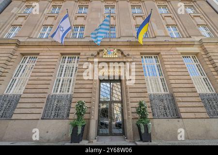 Landesvertretung Bayern, Behrenstraße, Mitte, Berlino, Deutschland *** rappresentanza statale della Baviera, Behrenstraße, Mitte, Berlino, Germania Foto Stock