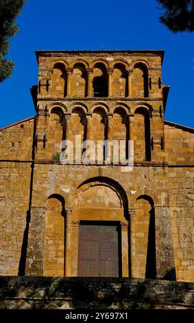 Chiesa parrocchiale di Santa Maria Assunta a Chianni, Gambassi Terme, Firenze Foto Stock