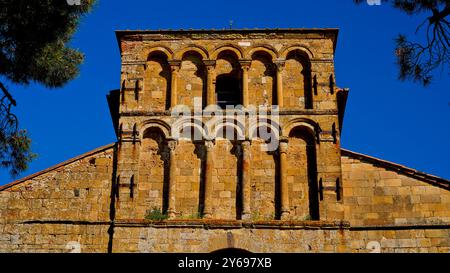 Chiesa parrocchiale di Santa Maria Assunta a Chianni, Gambassi Terme, Firenze Foto Stock